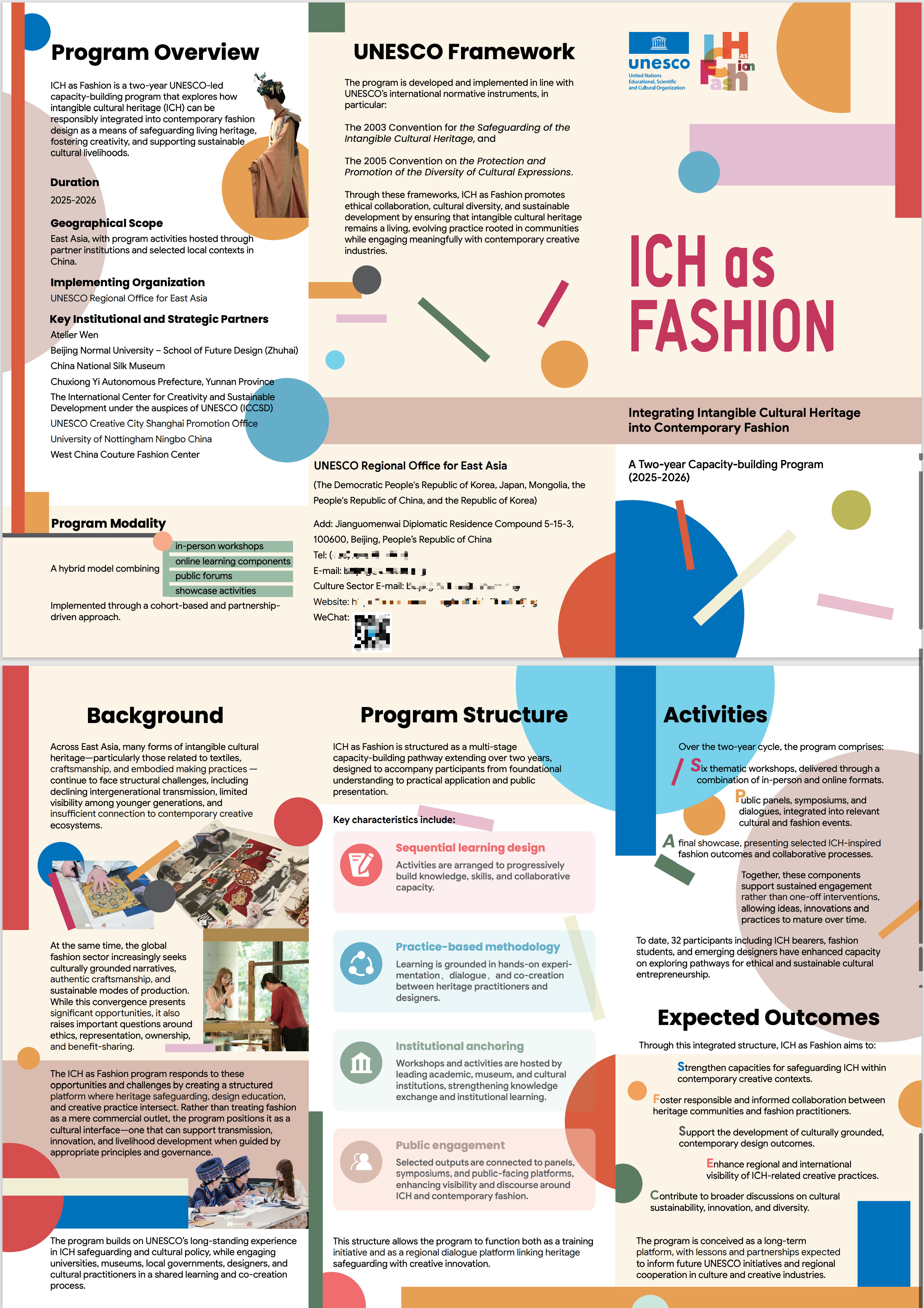 ICH as Fashion宣传册