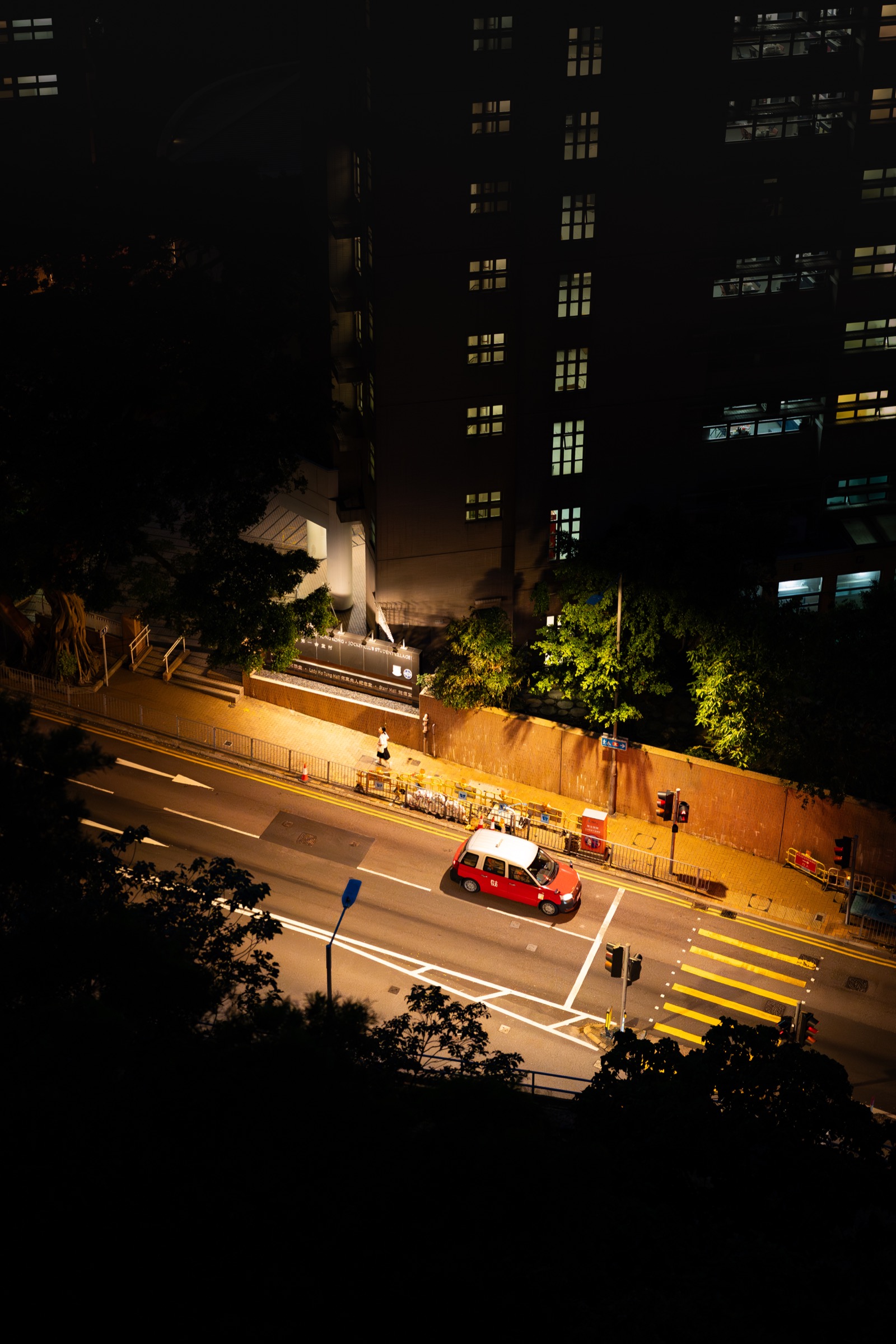 香港夜间街道